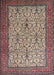 Traditional Light French Beige Brown Persian Rug, tr1880