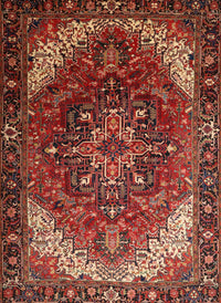 Machine Washable Traditional Rust Pink Rug, wshtr1881