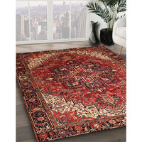 Traditional Rust Pink Persian Rug, tr1881