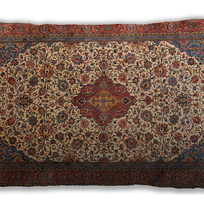 Traditional Classic Rectangular Saffron Red Lumbar Throw Pillow, 13 inch by 19 inch, lbtr1882