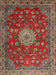 Traditional Brown Medallion Rug, tr1888