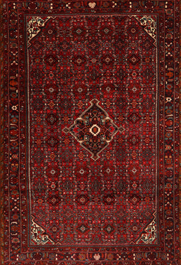 Machine Washable Traditional Crimson Red Rug, wshtr1889