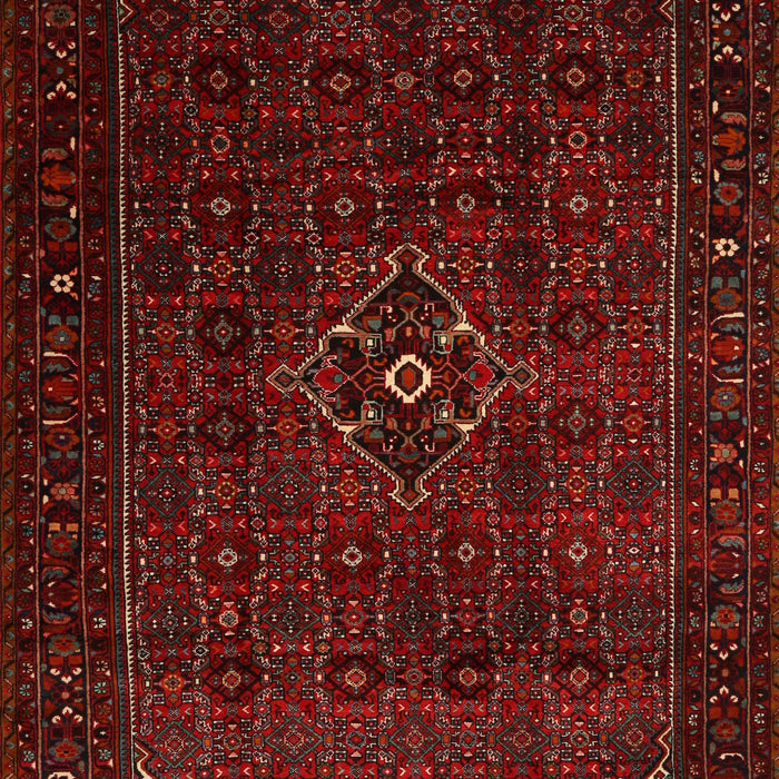 Machine Washable Traditional Crimson Red Rug, wshtr1889