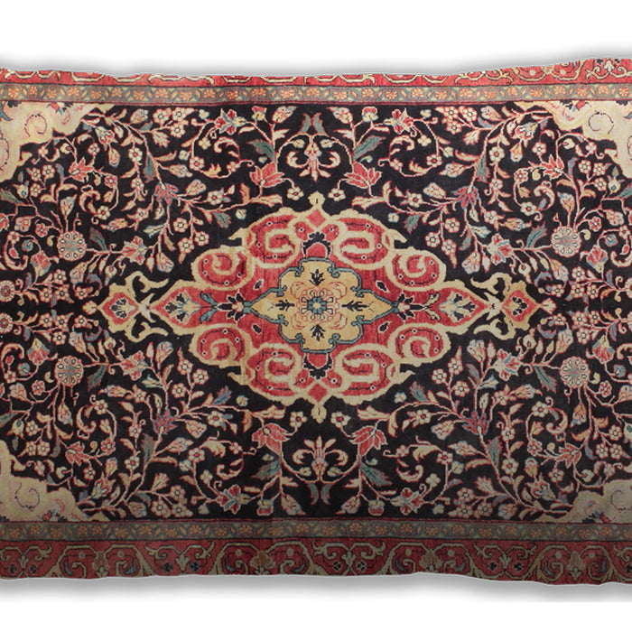 Traditional Classic Rectangular Brown Red Lumbar Throw Pillow, 13 inch by 19 inch, lbtr188