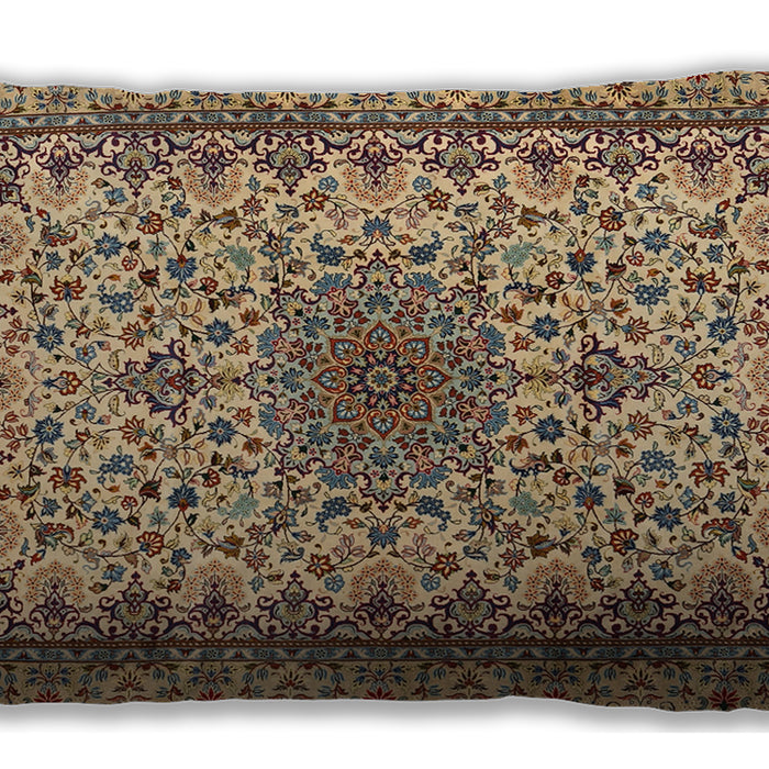 Traditional Classic Rectangular Sepia Brown Lumbar Throw Pillow, 13 inch by 19 inch, lbtr1890