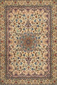 Machine Washable Traditional Sepia Brown Rug, wshtr1890