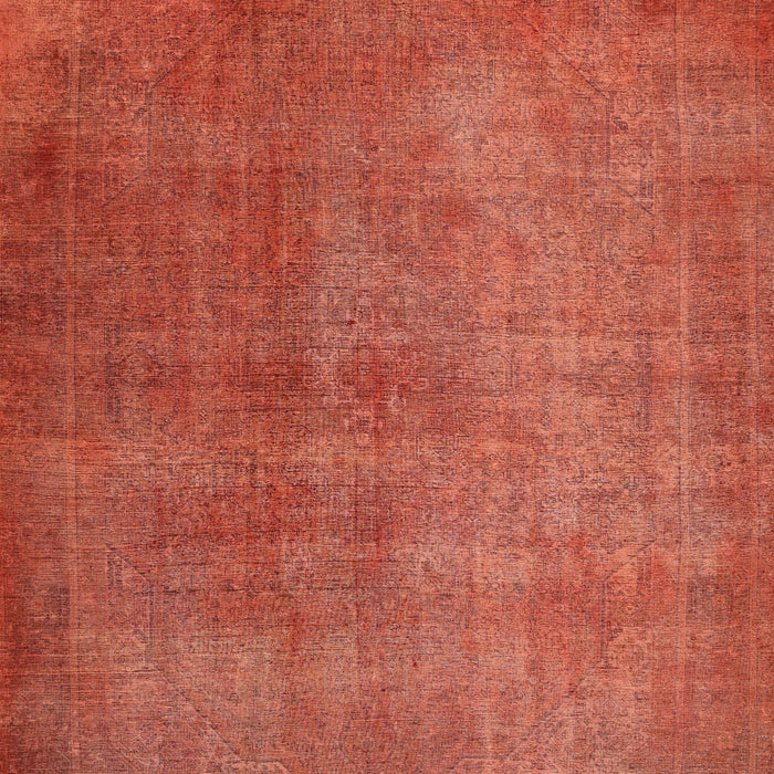 Machine Washable Traditional Neon Red Rug, wshtr1893