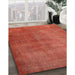 Machine Washable Traditional Neon Red Rug in a Family Room, wshtr1893