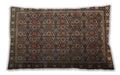 Traditional Classic Rectangular Bakers Brown Lumbar Throw Pillow, 13 inch by 19 inch, lbtr1895