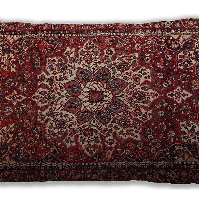 Traditional Classic Rectangular Dark Gold Brown Lumbar Throw Pillow, 13 inch by 19 inch, lbtr1896