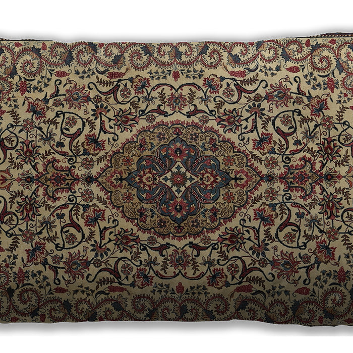 Traditional Classic Rectangular Bakers Brown Lumbar Throw Pillow, 13 inch by 19 inch, lbtr1898