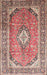 Traditional Light French Beige Brown Medallion Rug, tr189