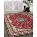 Machine Washable Traditional Camel Brown Rug in a Family Room, wshtr18