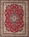 Traditional Camel Brown Medallion Rug, tr18