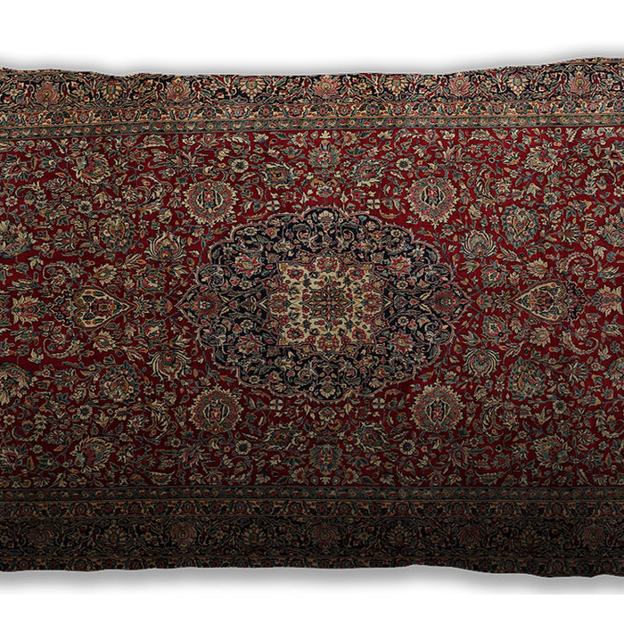 Traditional Classic Rectangular Brown Lumbar Throw Pillow, 13 inch by 19 inch, lbtr1903
