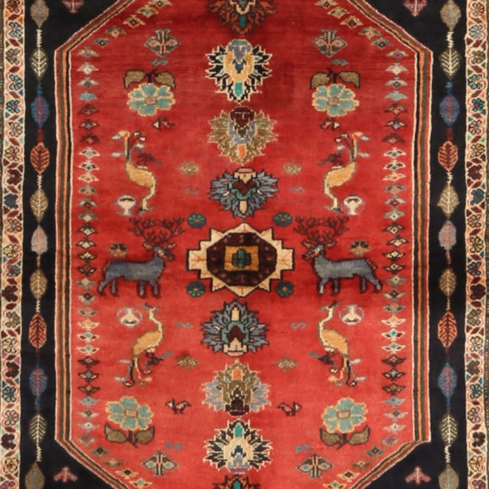 Machine Washable Traditional Sienna Brown Rug, wshtr1905