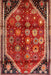 Traditional Rust Pink Persian Rug, tr1906