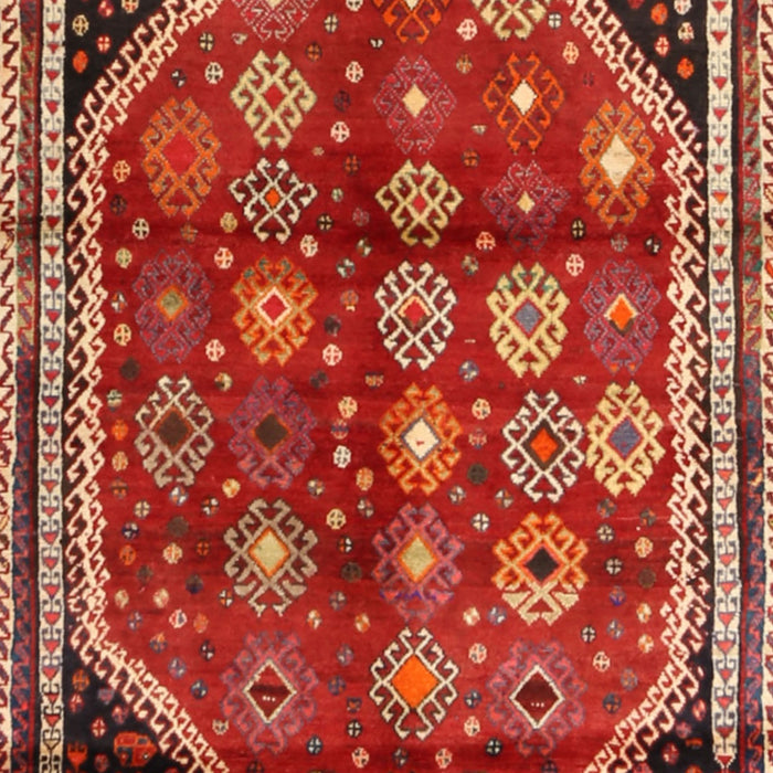Traditional Rust Pink Persian Rug, tr1906