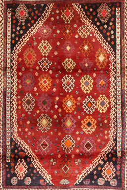 Machine Washable Traditional Rust Pink Rug, wshtr1906
