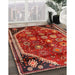 Traditional Rust Pink Persian Rug in Family Room, tr1906