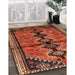 Traditional Red Persian Rug in Family Room, tr1908