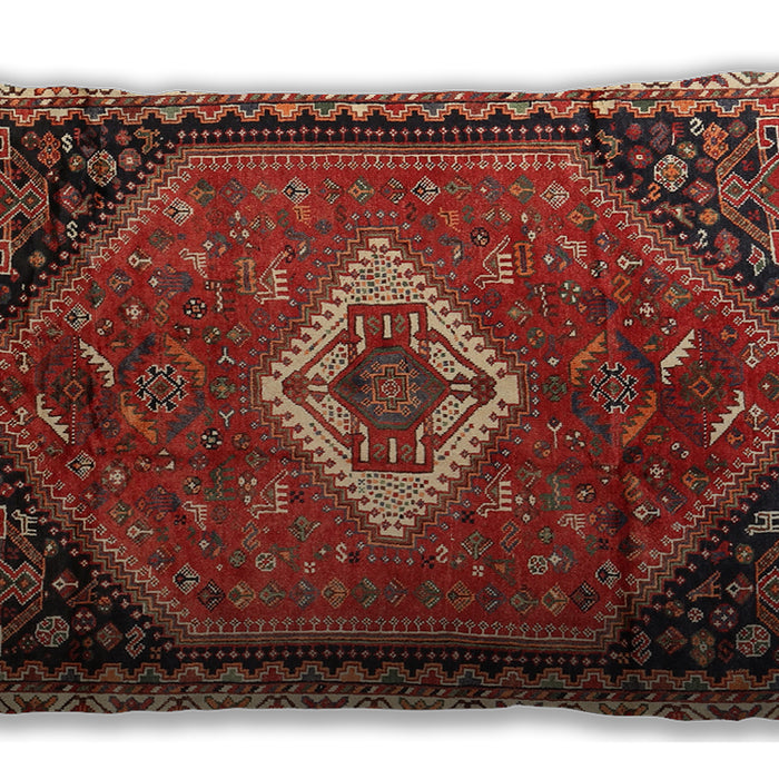Traditional Classic Rectangular Rust Pink Lumbar Throw Pillow, 13 inch by 19 inch, lbtr1911