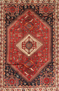 Machine Washable Traditional Rust Pink Rug, wshtr1911