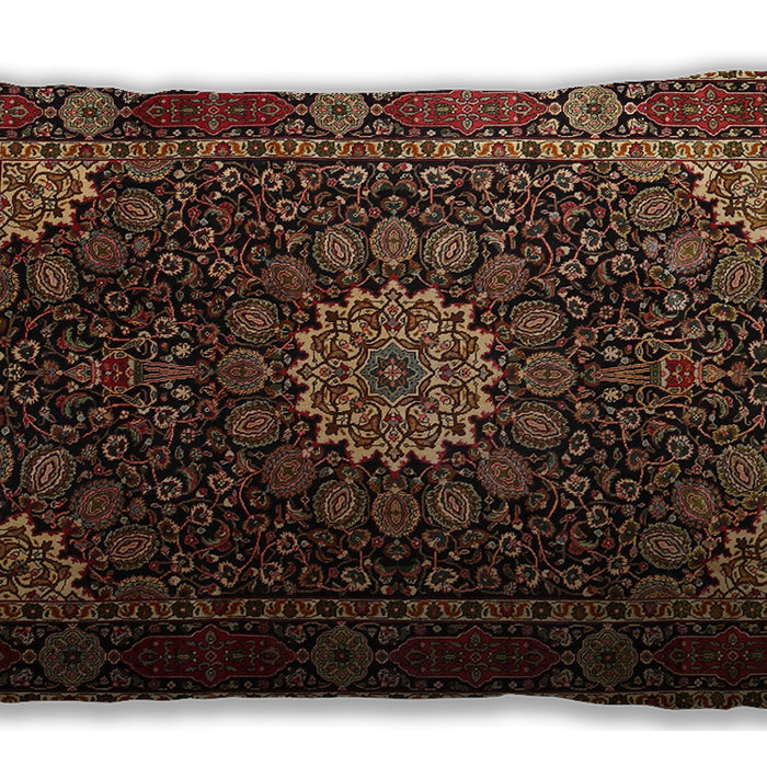 Traditional Classic Rectangular Red Lumbar Throw Pillow, 13 inch by 19 inch, lbtr1912