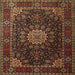 Square Traditional Red Persian Rug, tr1912