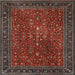 Square Traditional Brown Persian Rug, tr1913