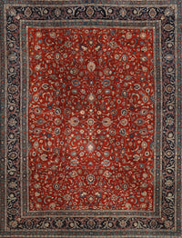 Machine Washable Traditional Brown Rug, wshtr1913