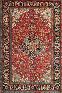 Machine Washable Traditional Orange Brown Rug, wshtr1914