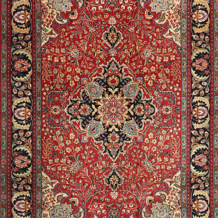 Traditional Orange Brown Persian Rug, tr1914
