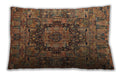 Traditional Classic Rectangular Bronze Brown Lumbar Throw Pillow, 13 inch by 19 inch, lbtr1915