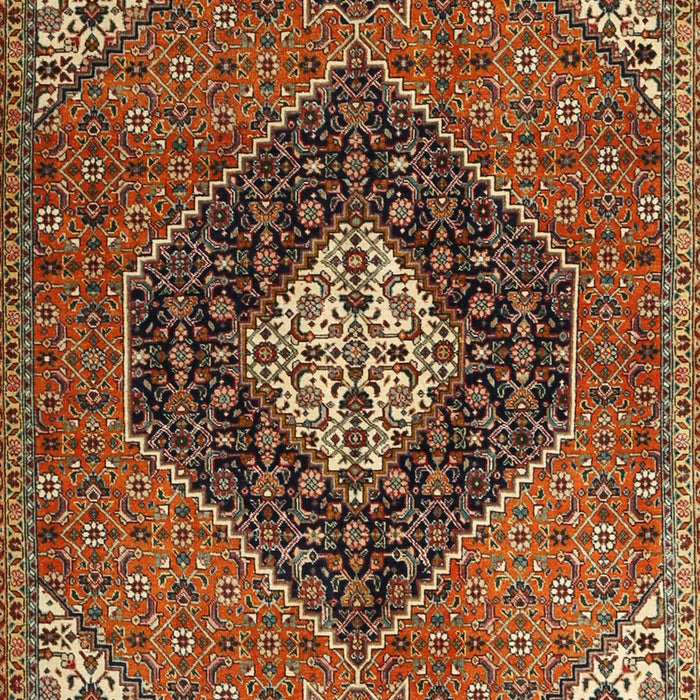 Traditional Saffron Red Persian Rug, tr1916