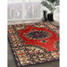 Machine Washable Traditional Saffron Red Rug in a Family Room, wshtr1919