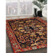 Traditional Light Brown Animal Rug in Family Room, tr1920