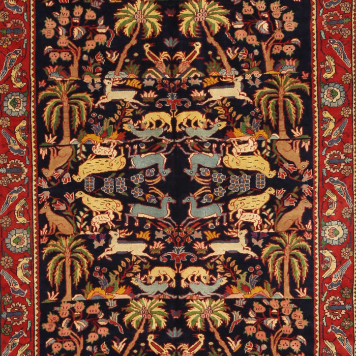 Traditional Light Brown Animal Rug, tr1920