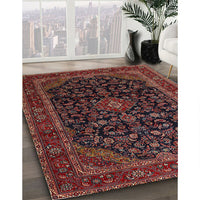 Traditional Chestnut Brown Persian Rug, tr1922
