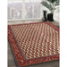 Machine Washable Traditional Tomato Red Rug in a Family Room, wshtr1923