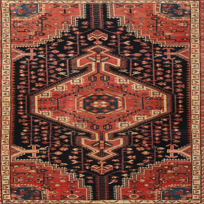 Square Traditional Red Persian Rug, tr1924