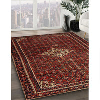 Traditional Chestnut Brown Persian Rug, tr1925