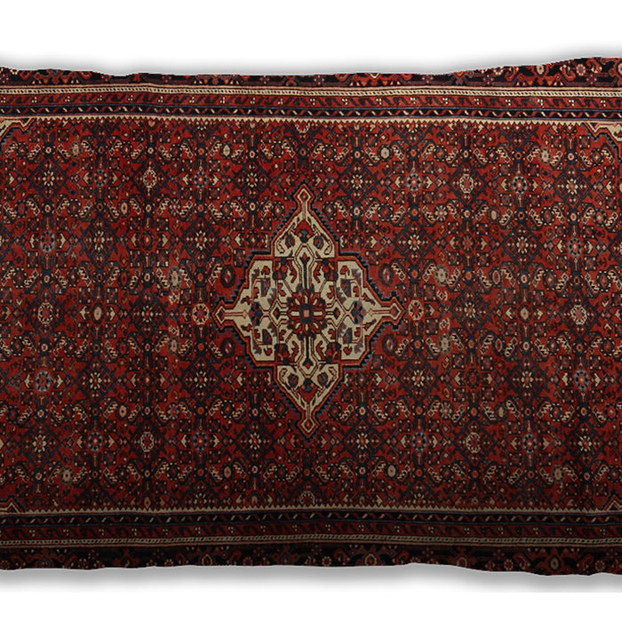 Traditional Classic Rectangular Chestnut Brown Lumbar Throw Pillow, 13 inch by 19 inch, lbtr1925