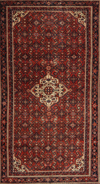 Machine Washable Traditional Chestnut Brown Rug, wshtr1925