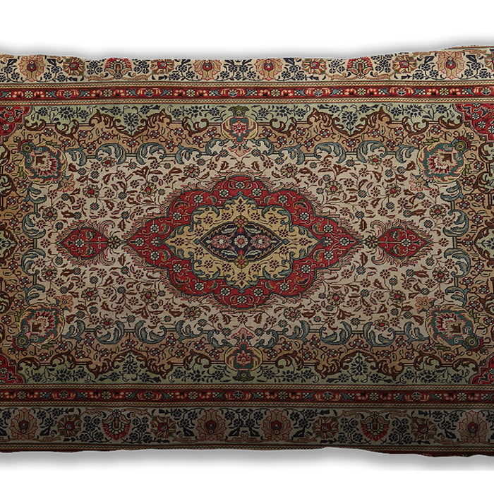 Traditional Classic Rectangular Camel Brown Lumbar Throw Pillow, 13 inch by 19 inch, lbtr1929