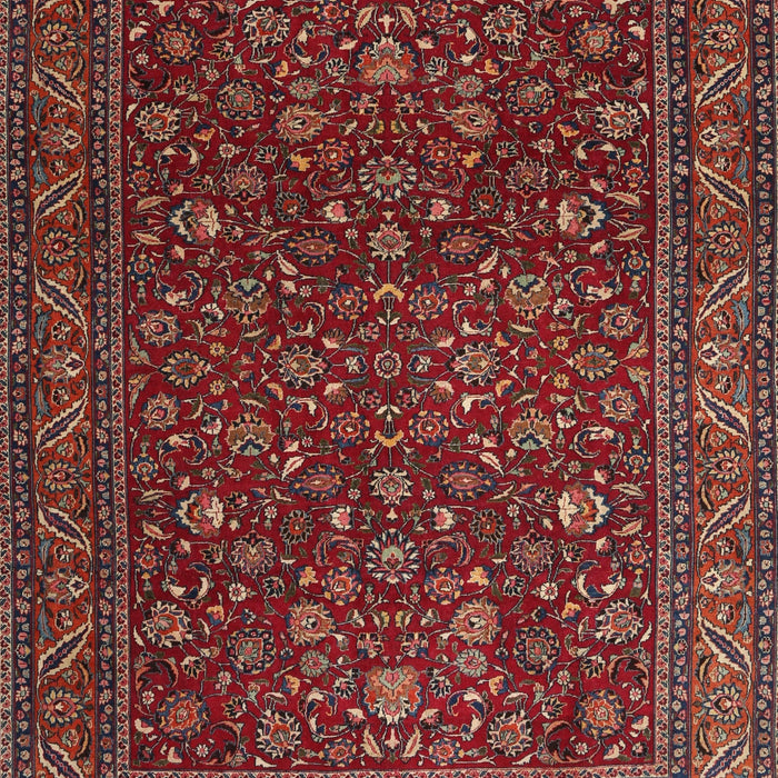 Machine Washable Traditional Dark Gold Brown Rug, wshtr1930