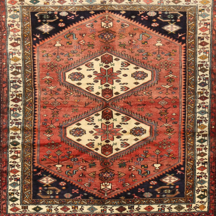 Square Traditional Red Persian Rug, tr1932