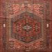 Square Traditional Red Persian Rug, tr1933