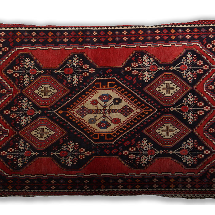 Traditional Classic Rectangular Sepia Brown Lumbar Throw Pillow, 13 inch by 19 inch, lbtr1936