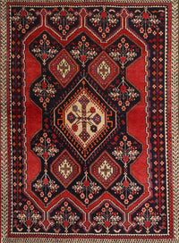 Machine Washable Traditional Sepia Brown Rug, wshtr1936